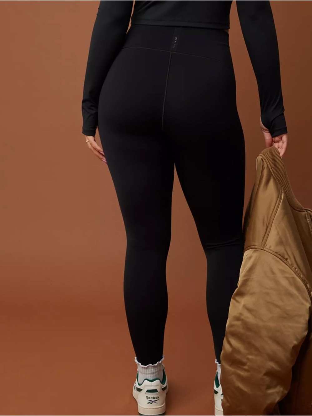 OFFLINE by Aerie Real Luxe Street 7/8 Leggings Black Hi-Rise XS